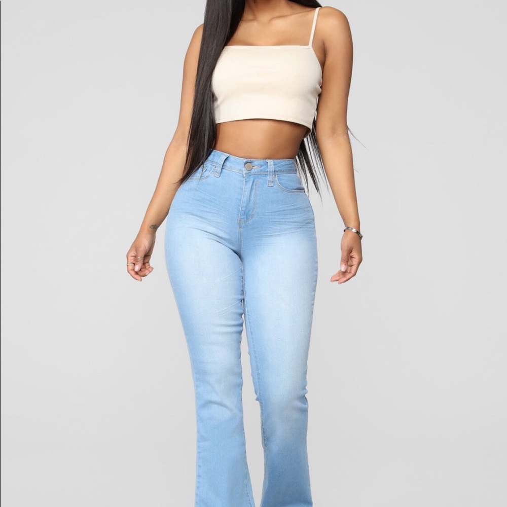 Fashion nova flare jeans